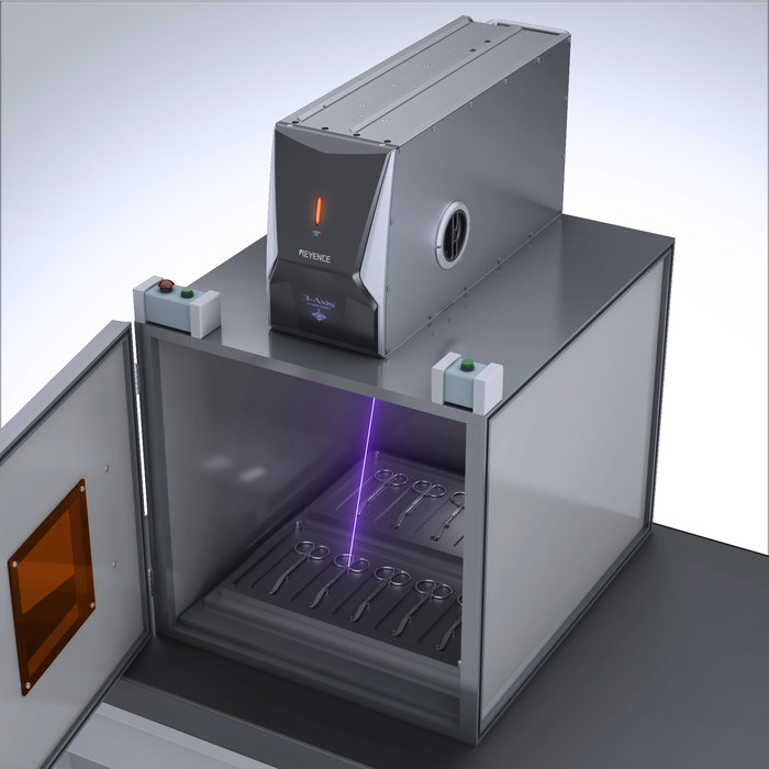 Le marqueur laser UV 3D de KEYENCE s’adapte à une grande variété de matériaux